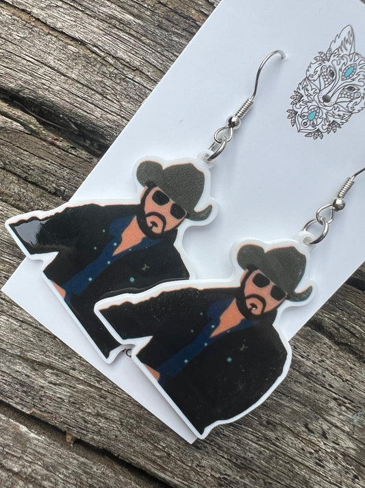 RIP Cowboy Earrings
