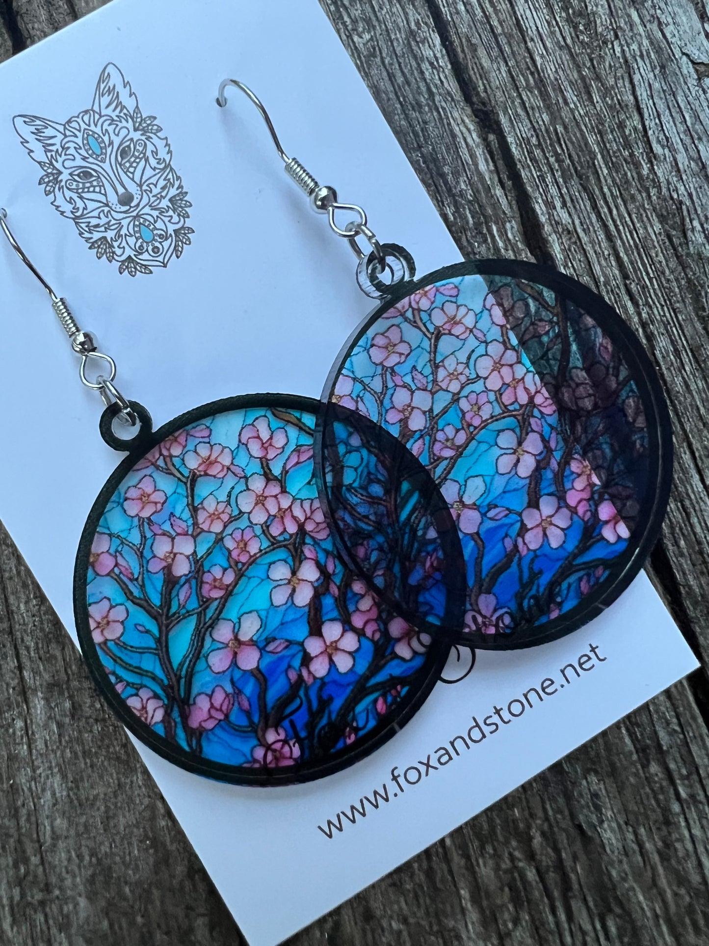 Keiko Faux Stained Glass Earrings