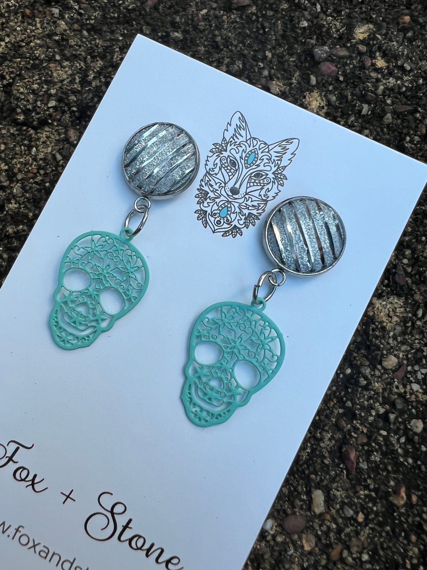 Mini Skull Stud Earrings