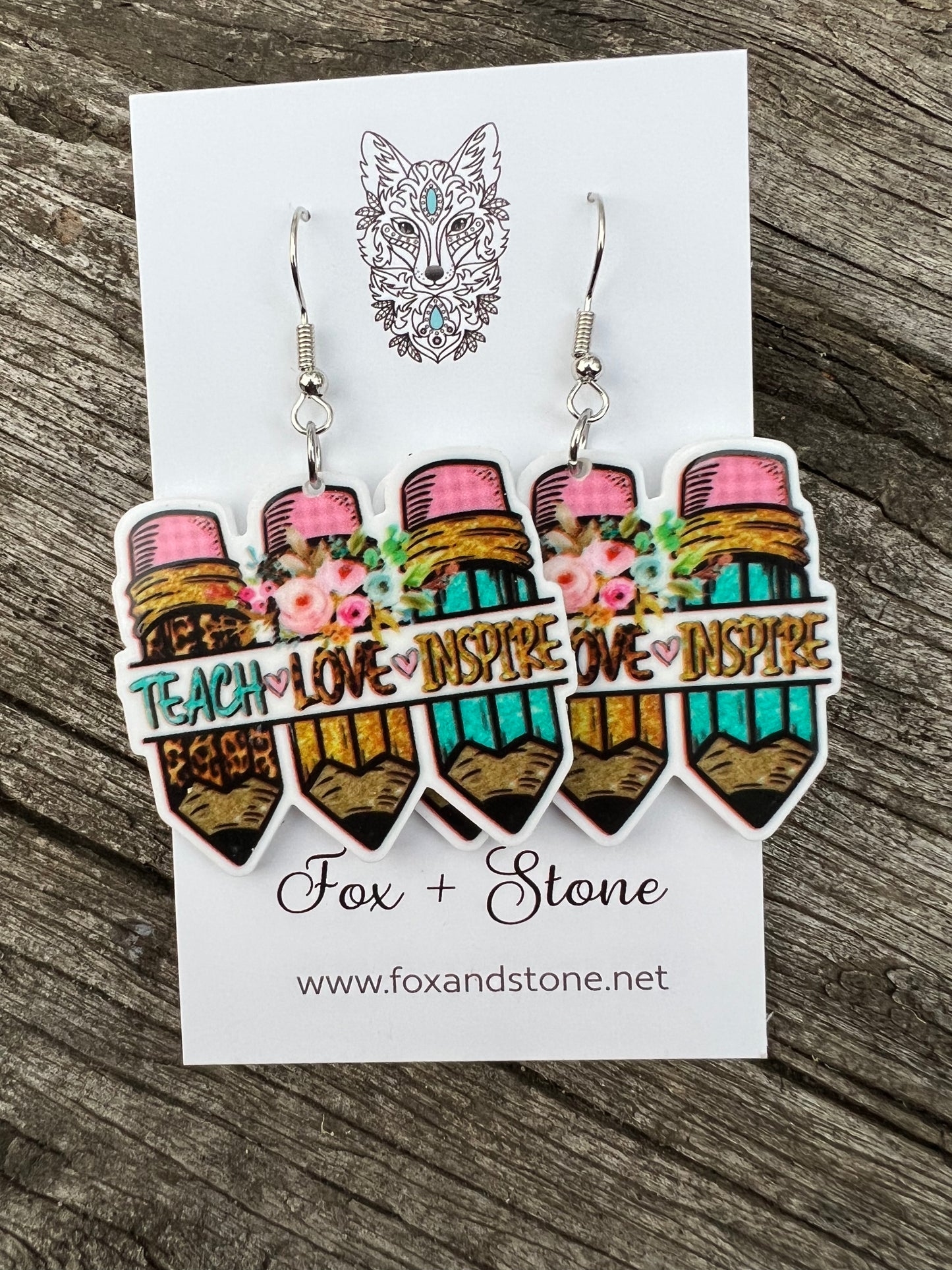 Teacher Love Gift Earrings
