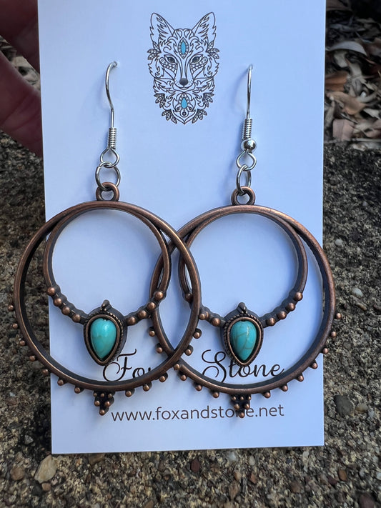 Pretty Round Kelly Earrings