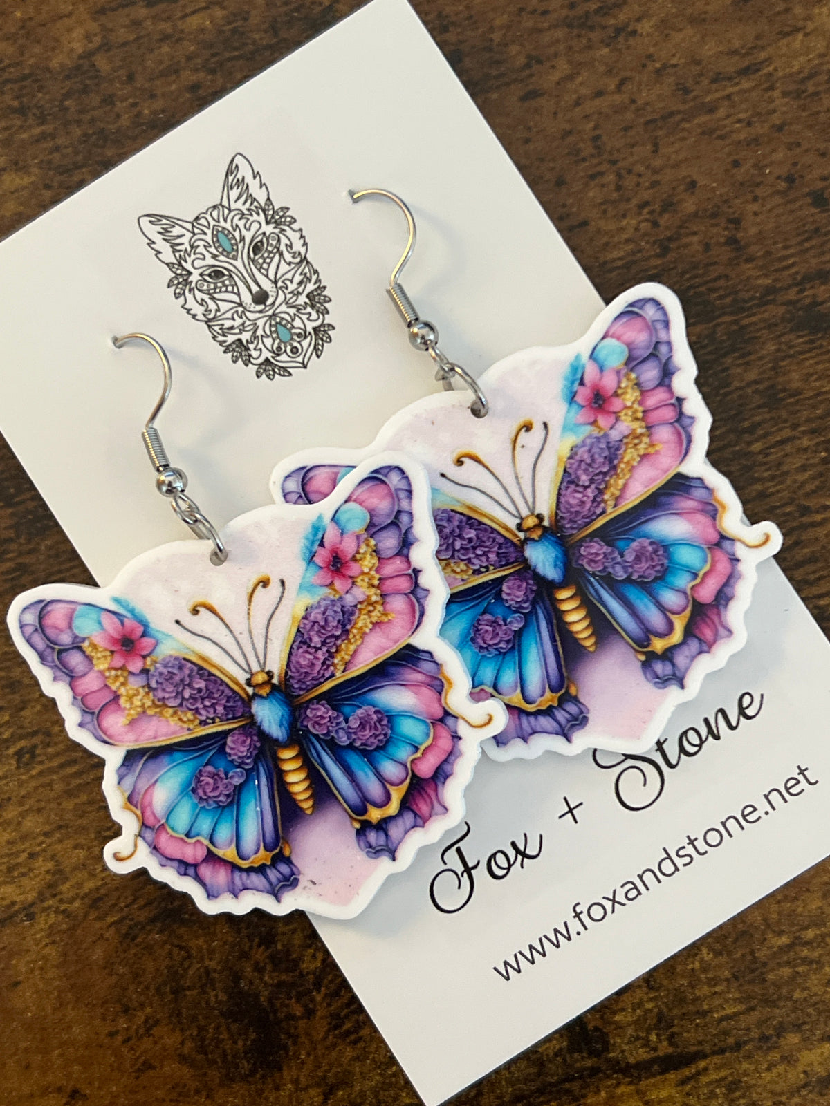 Beautiful Colourful Butterfly Earrings