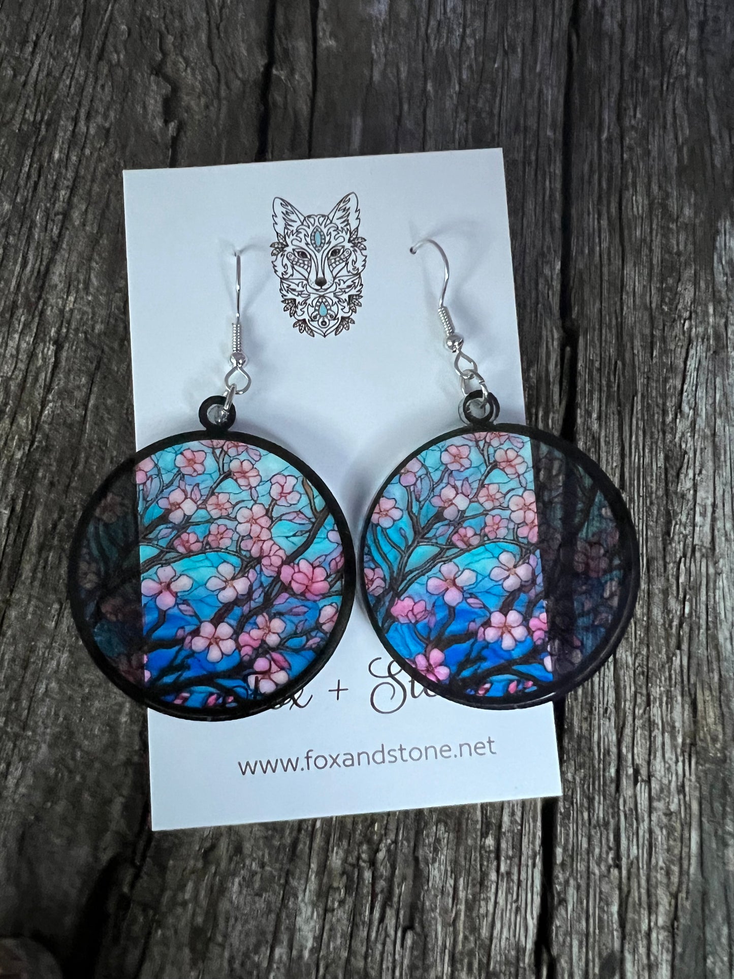 Keiko Faux Stained Glass Earrings