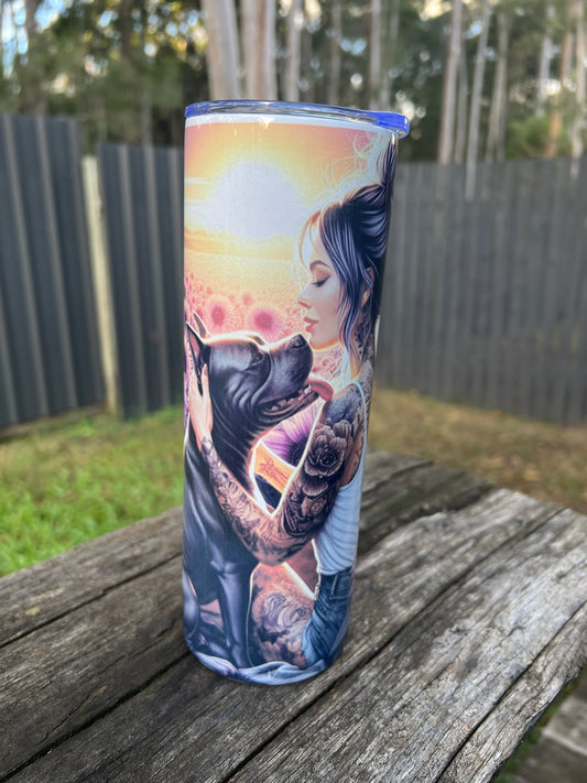 Sunsets snd Staffies Tumbler