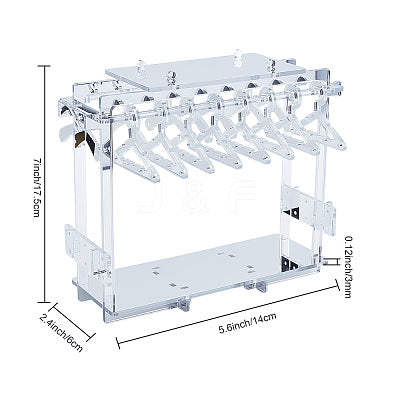 Silver Earring Organizer Stand