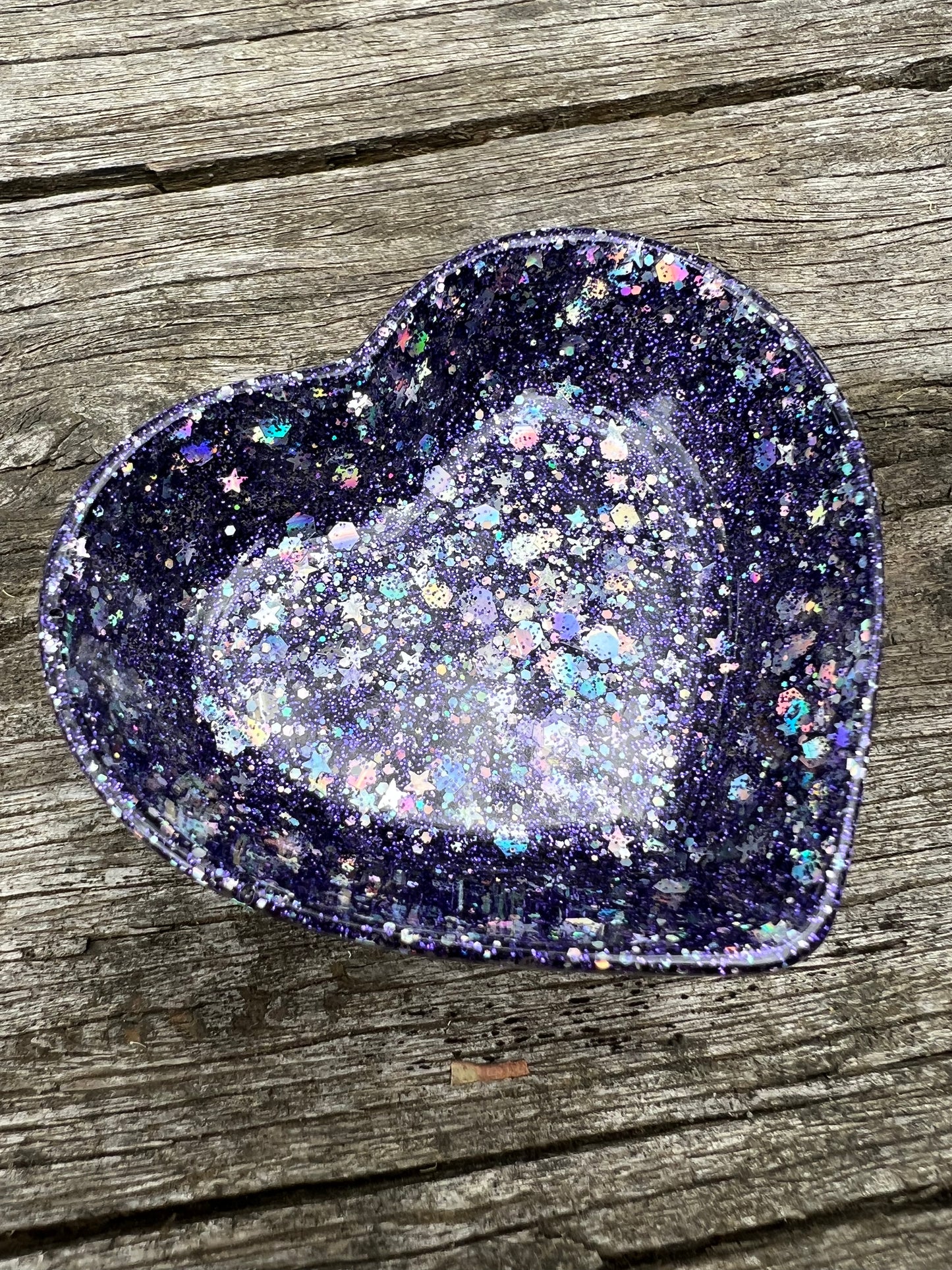 Beautiful Holographic Trinkets Heart