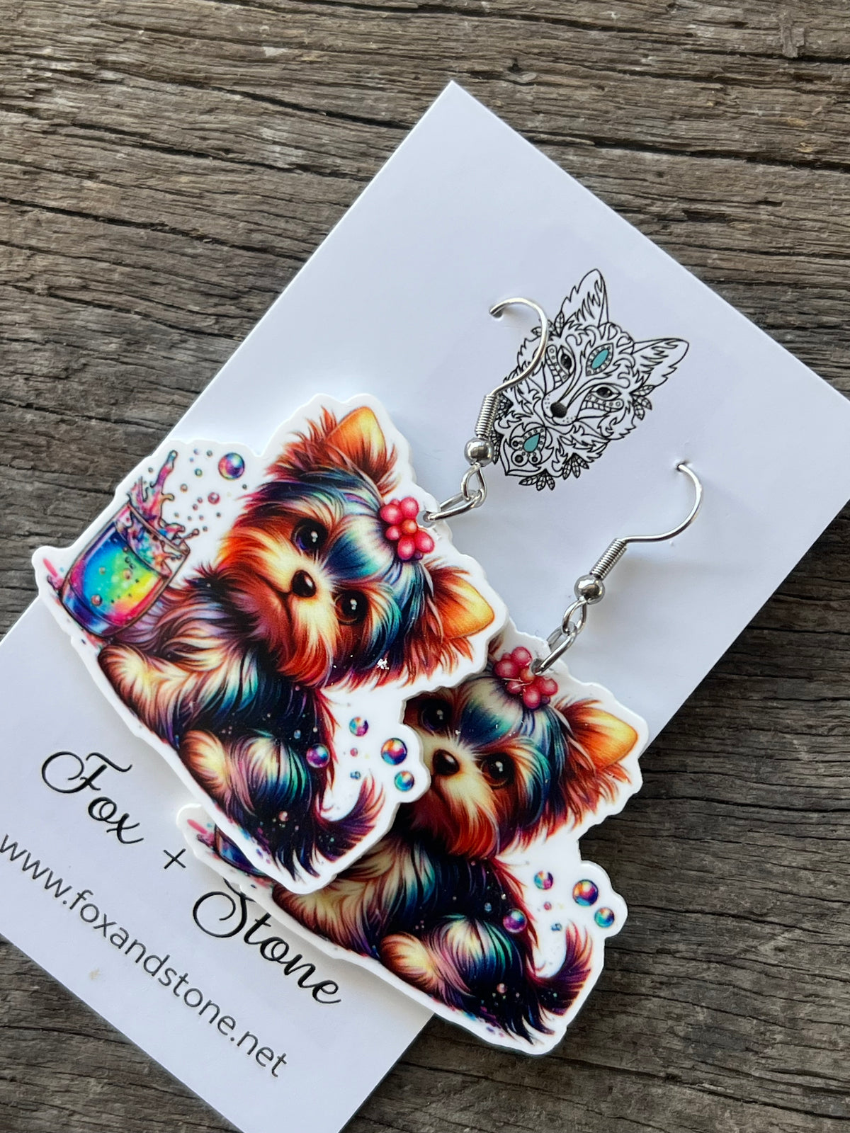 Silky Terrier Earrings