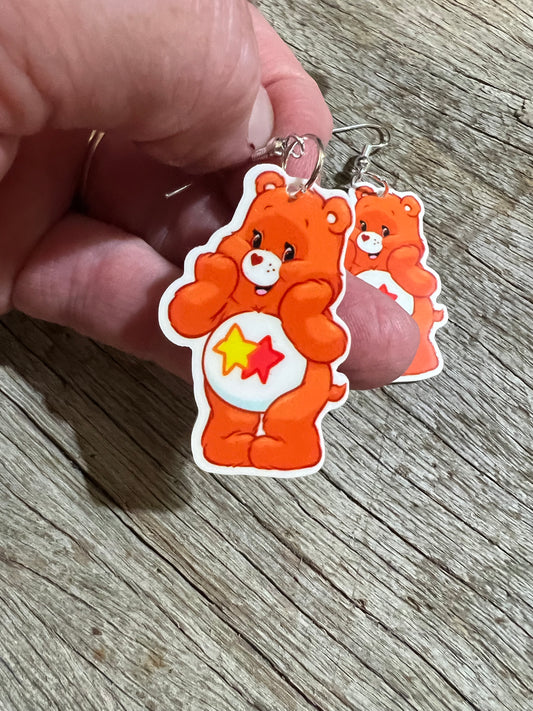 Star Gaze Bear Earrings