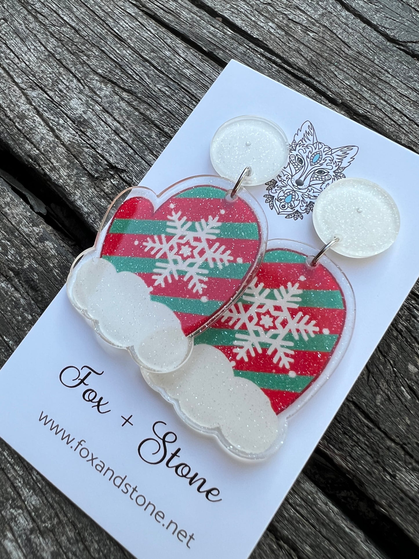 Keep Warm Christmas Earrings