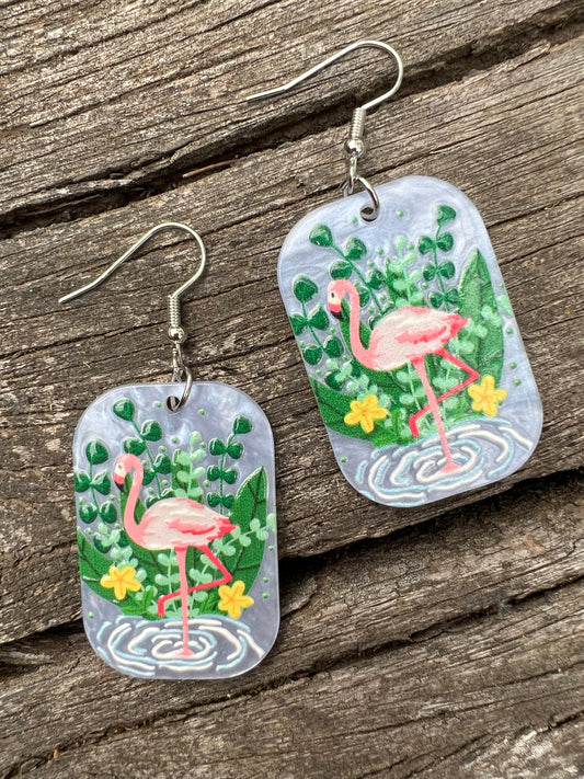 Flamingo Lagoon Earrings