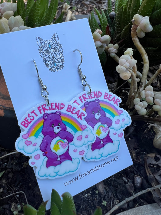 Best Friend Bear Care Earrings