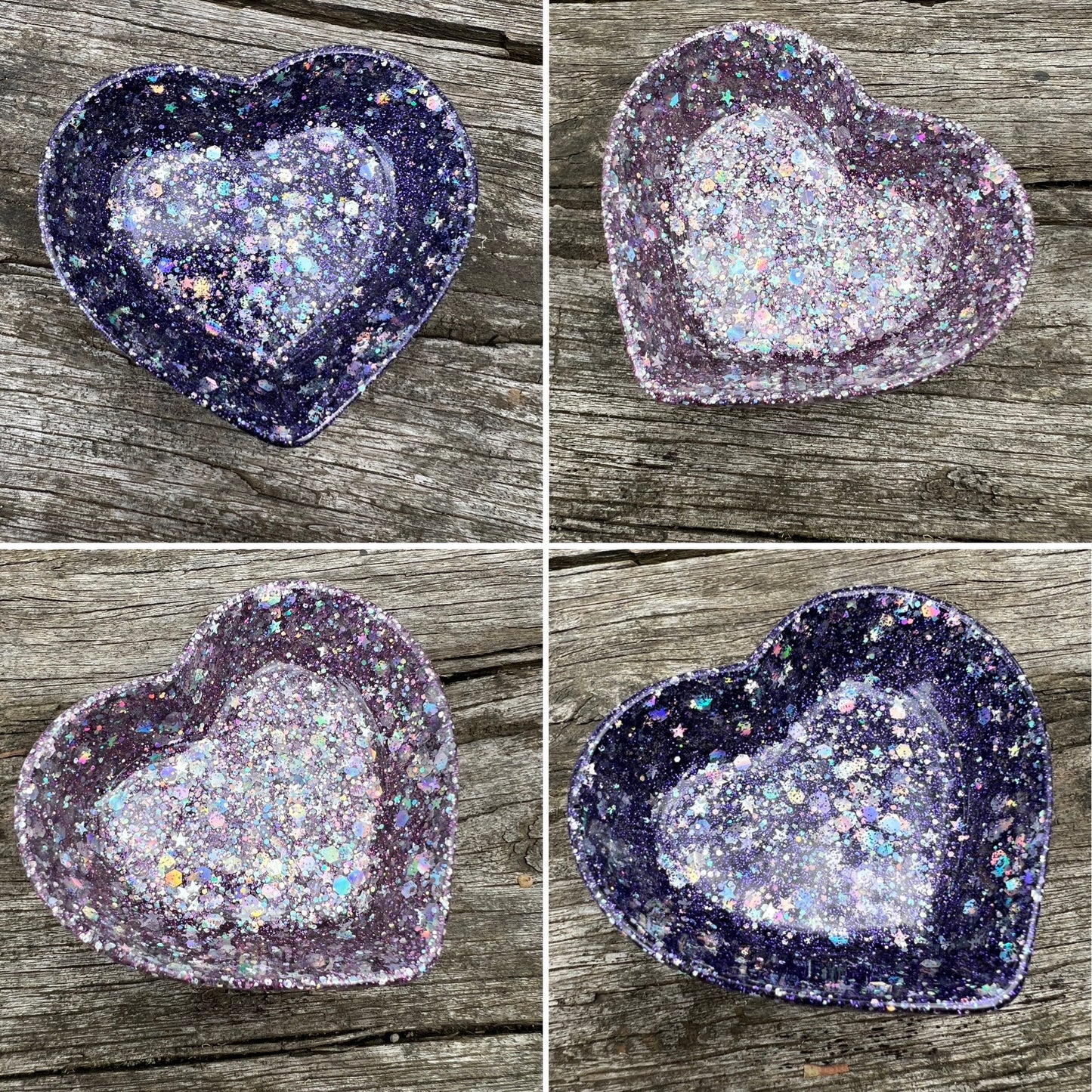 Beautiful Holographic Trinkets Heart