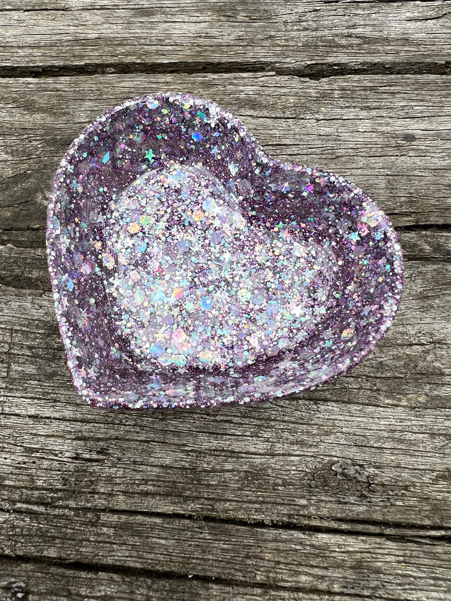 Beautiful Holographic Trinkets Heart