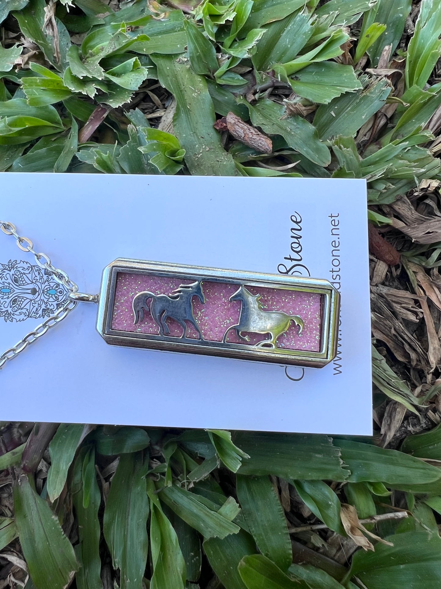 Oil Diffuser Horse Pendant