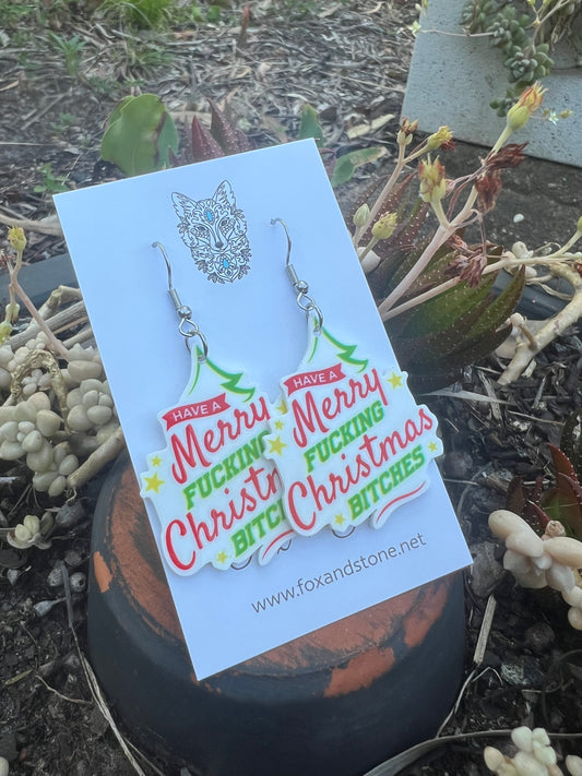 Aussie Xmas Earrings