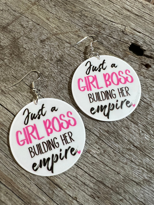 Girl Boss Earrings