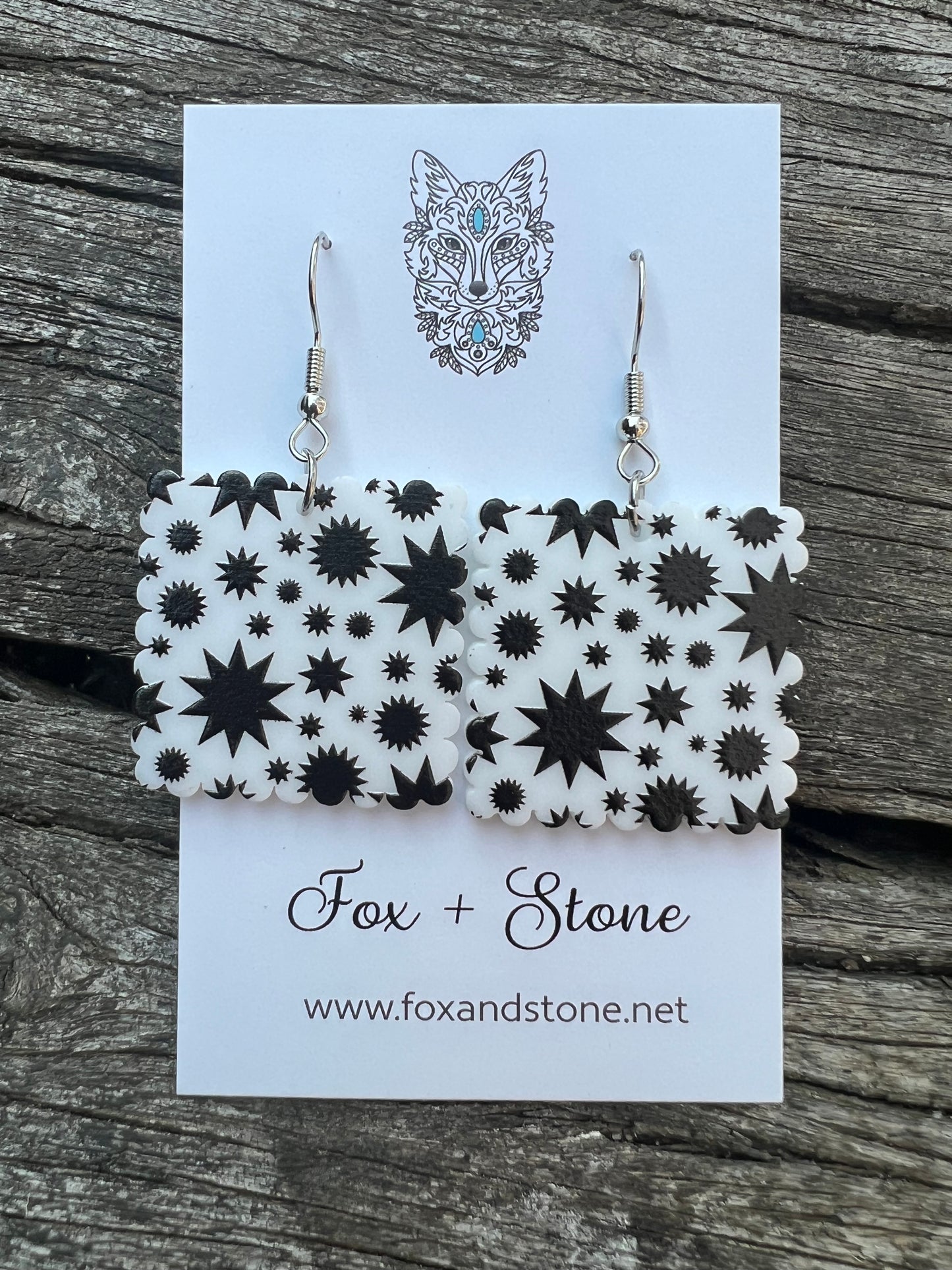 Starburst Monochrome Earrings