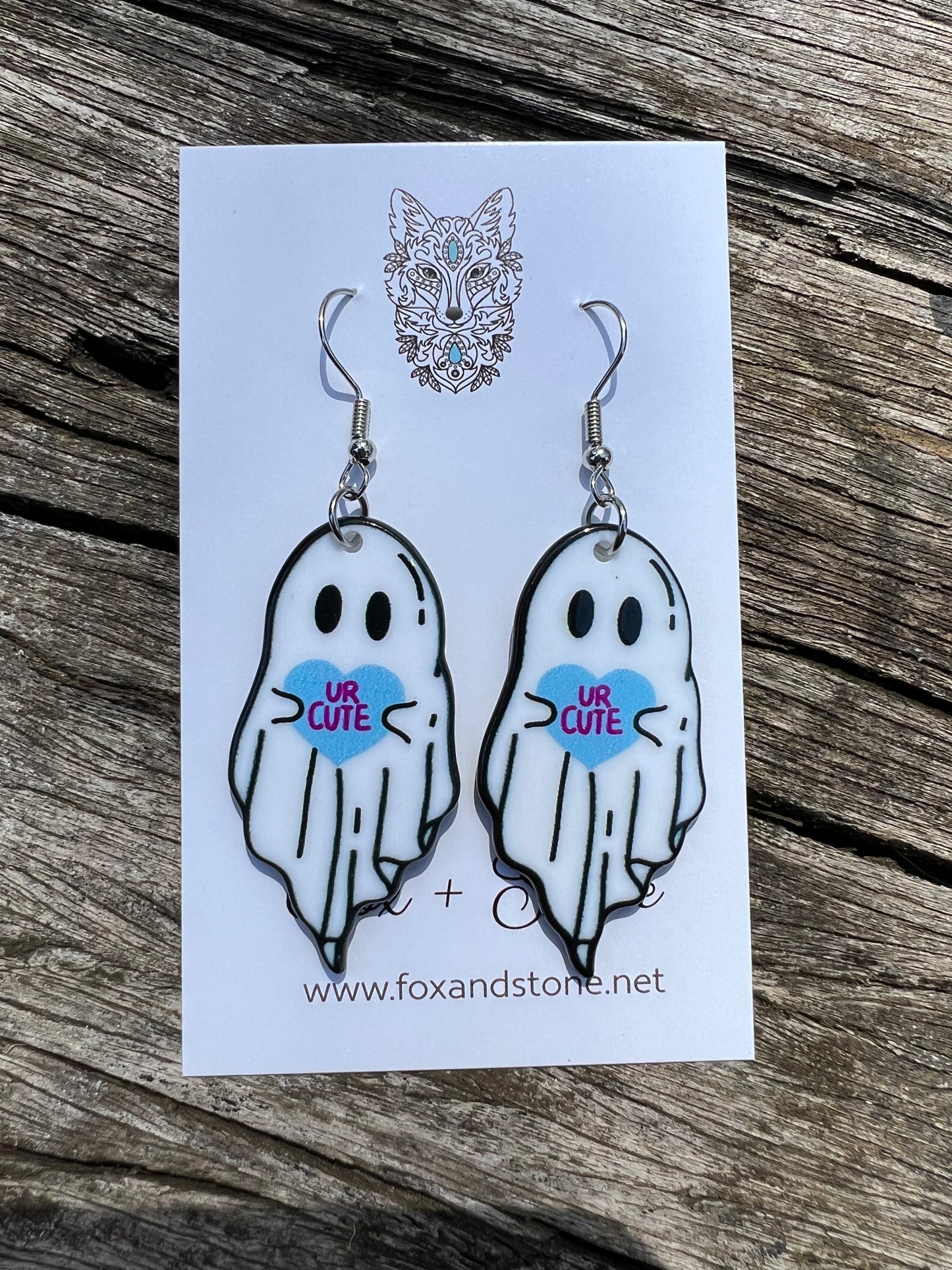 Ur Cute Ghost Halloween Earrings