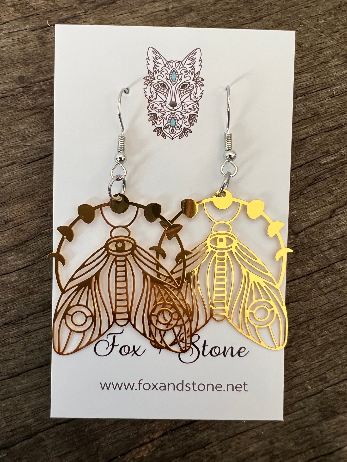 Shinny Gold Aurora Filigree Earrings