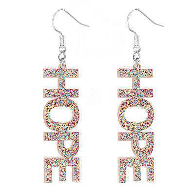Confetti HOPE Dangle Earrings