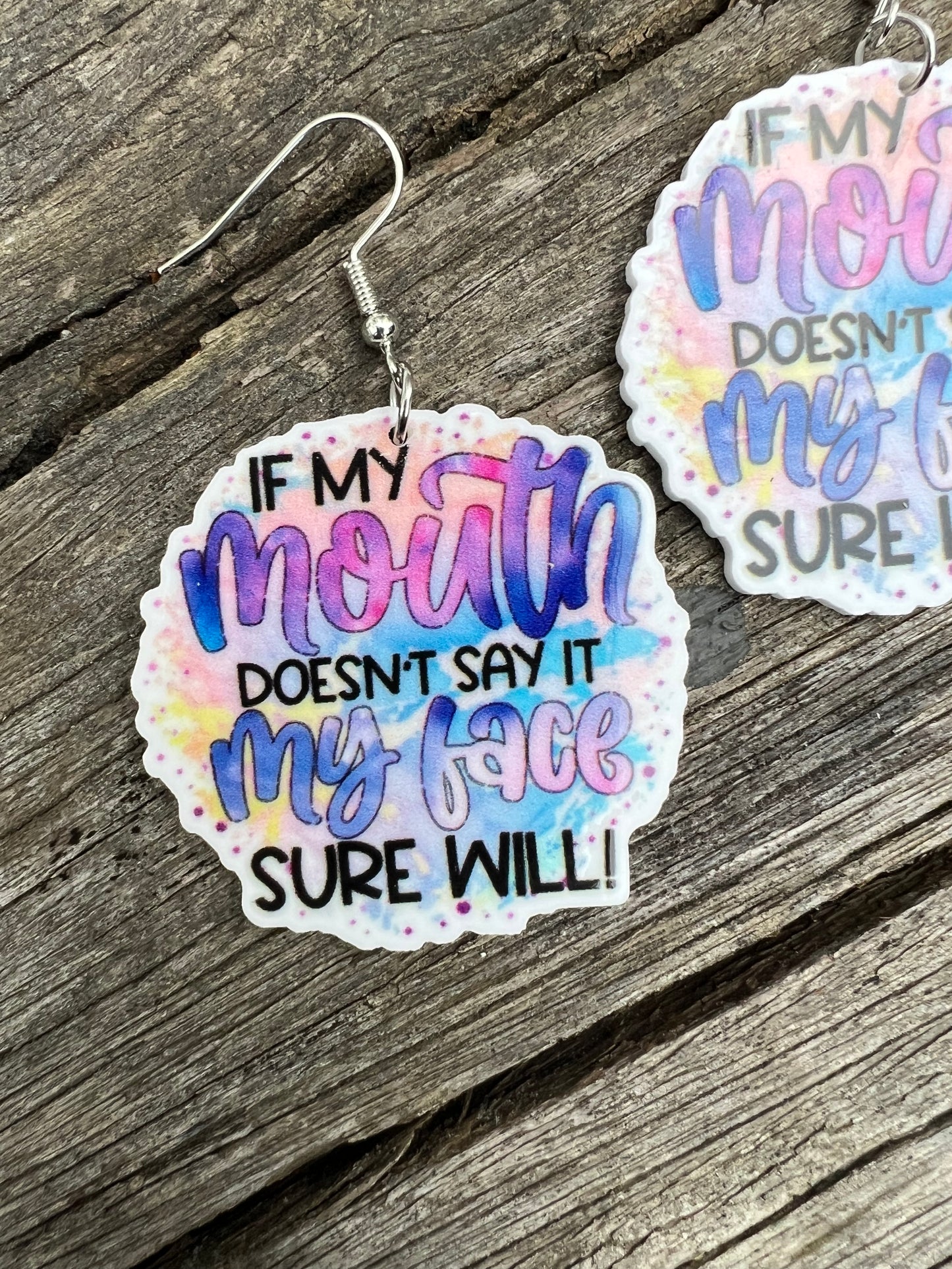 If My Mouth Earrings