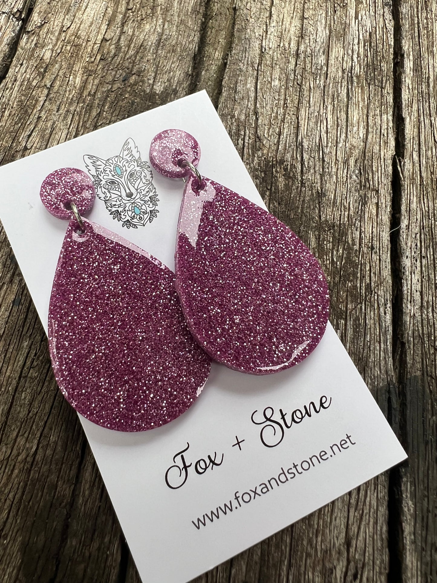Beetlejuice Glitter Delights Resin Earrings