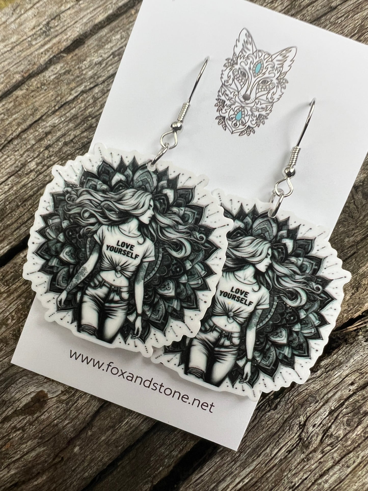 Love Yourself Mandala Earrings