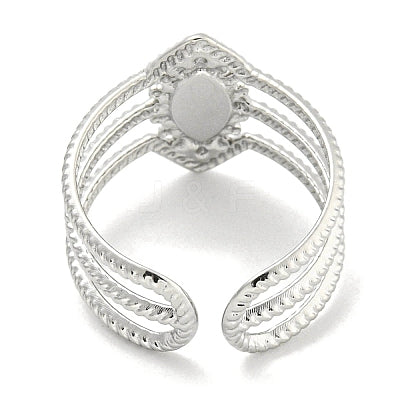 Beautiful Dyed Marcasite Cuff Ring