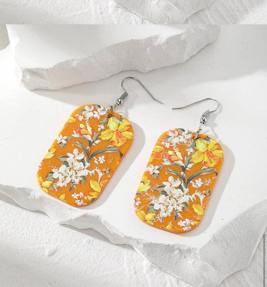 Autumn Days Floral Earrings