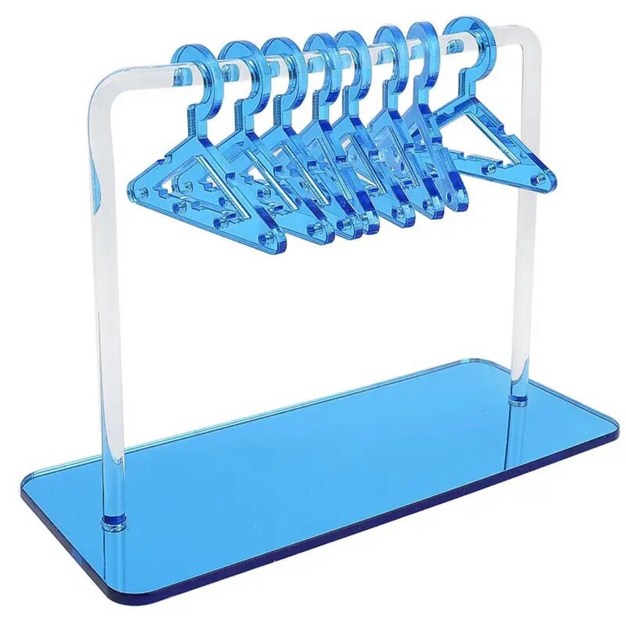 Mini Mirror Earring Hangers DEEP BLUE/PURPLE