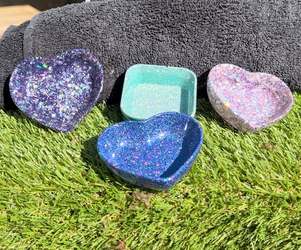 Beautiful Holographic Trinkets Heart
