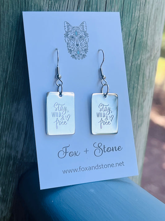 Stay Wild & Free Earrings