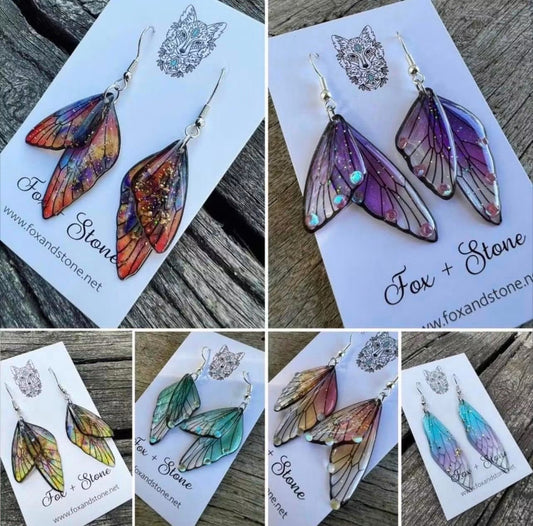 Narissa Fairy Wing/Butterfly Wing Earrings