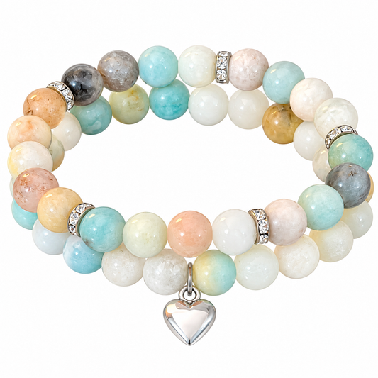 Amazonite Double Natural Stone Bracelet (Copy)