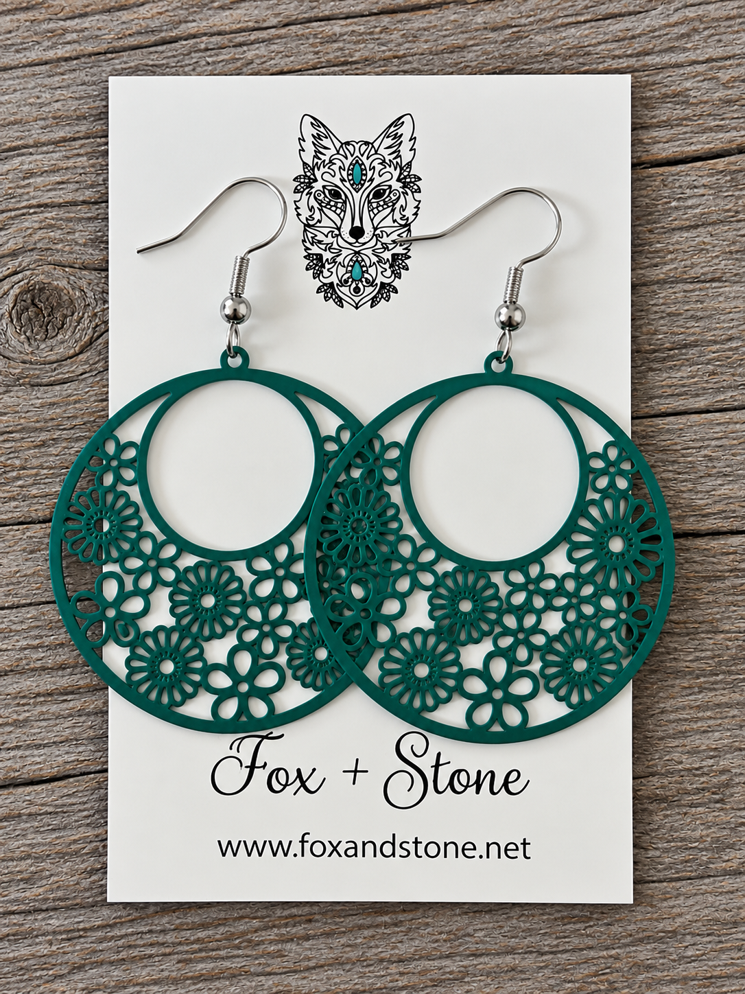 Monique Seafoam Filligree Earrings