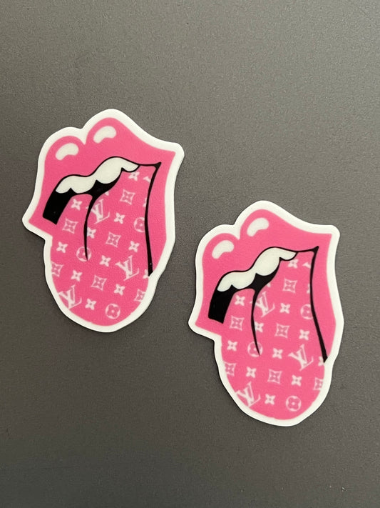 Rock On Hot Lips Earrings