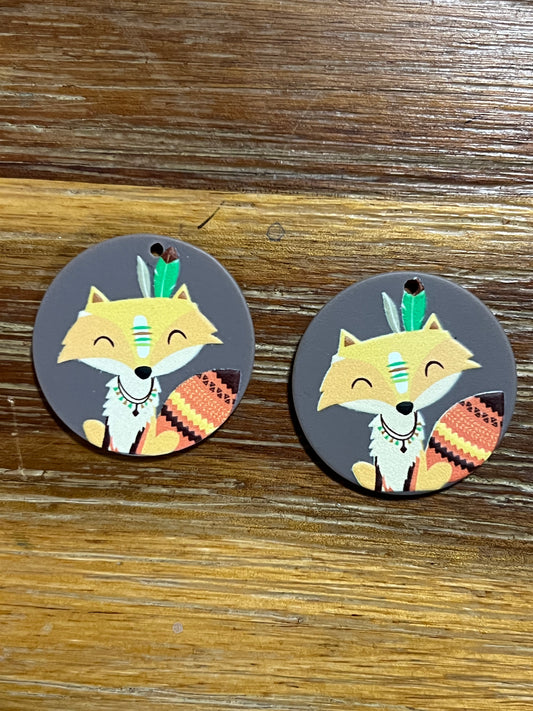 Boho Racoon Earrings