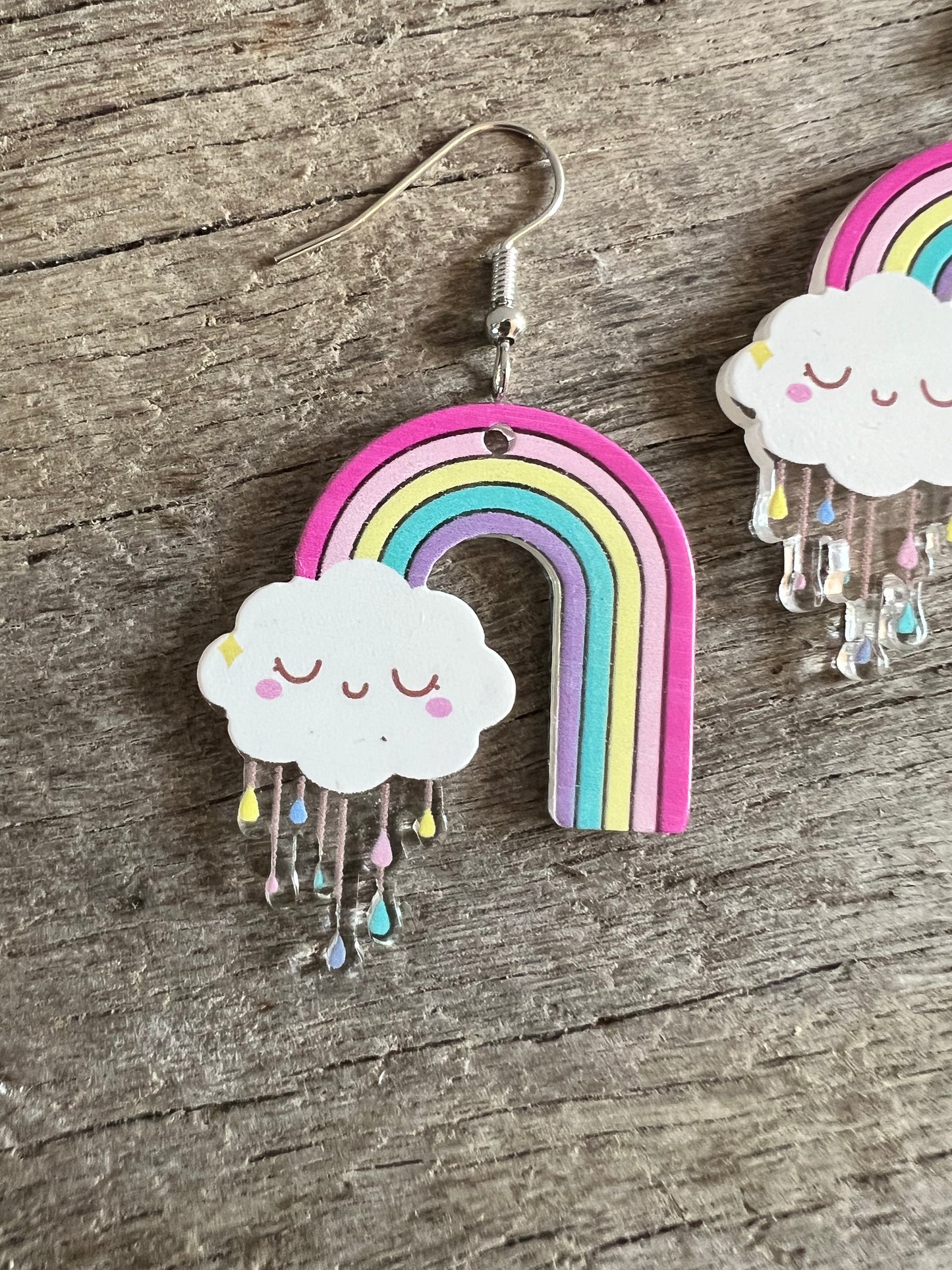 Rainy Day Rainbow Earrings