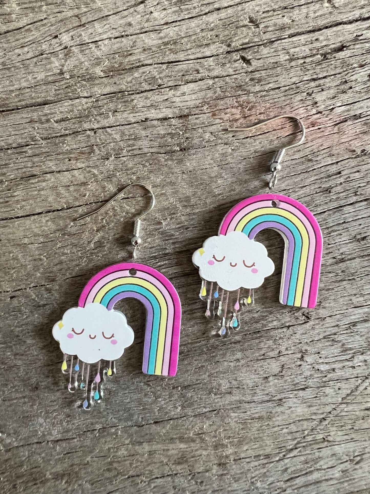 Rainy Day Rainbow Earrings