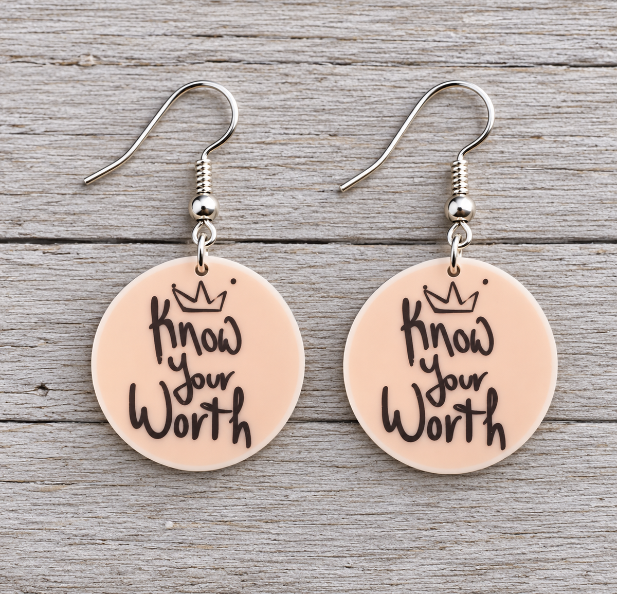 Know Your Worth Earrings