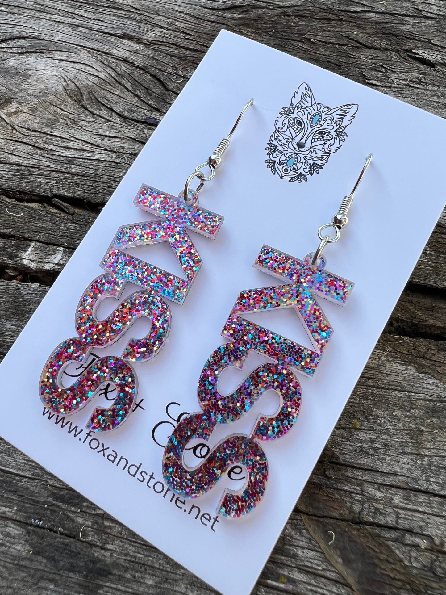 Confetti Kiss Dangle Earrings
