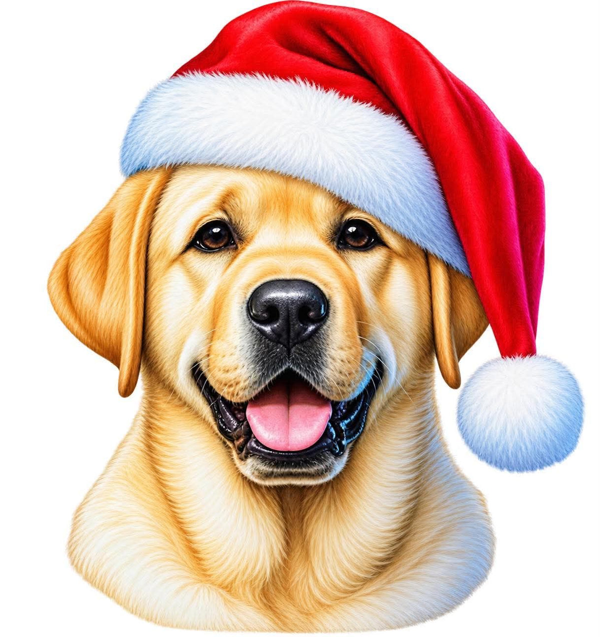 Labrador Xmas Dog Earrings