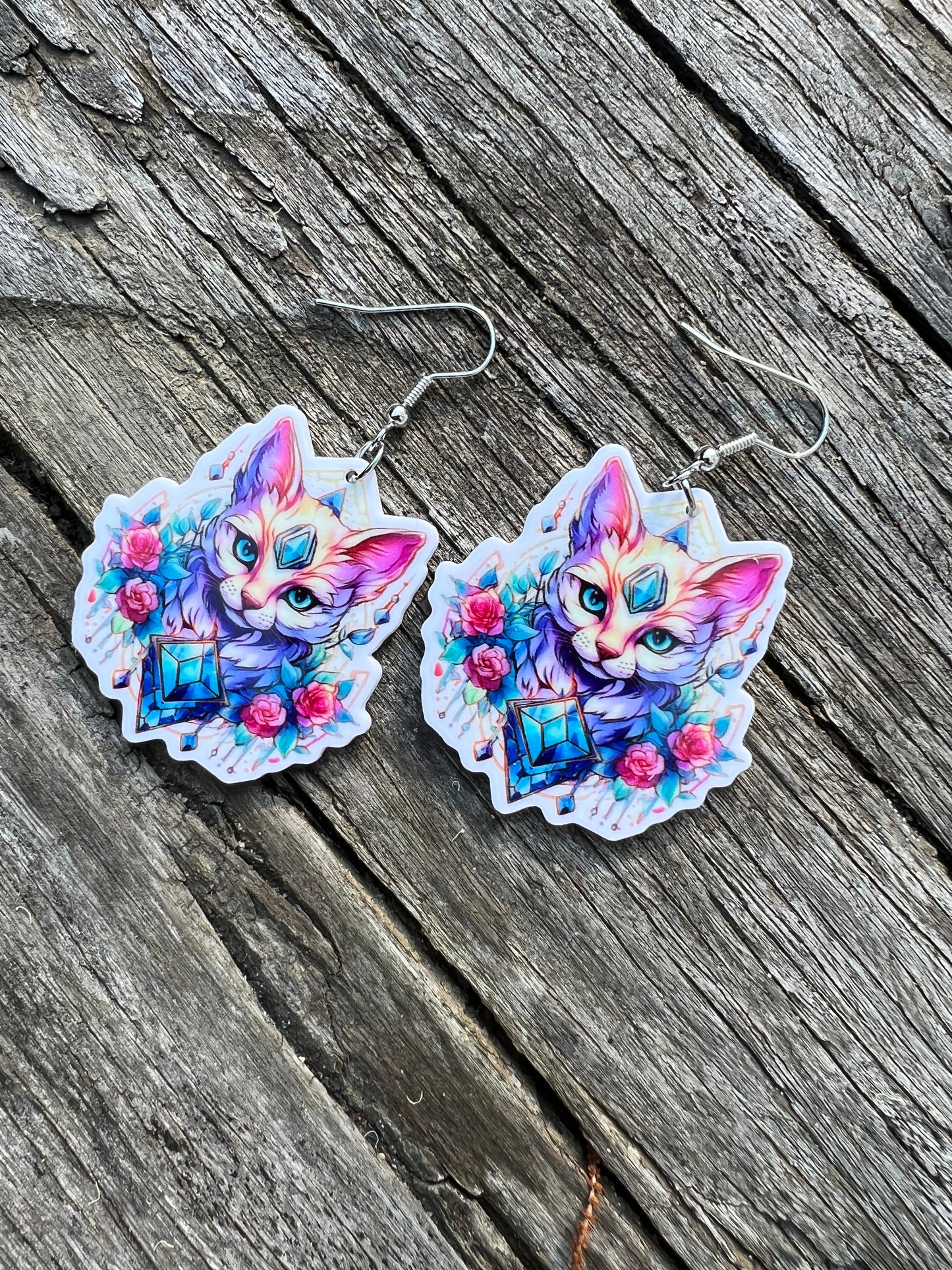 Mystic Vibes Cat Earrings