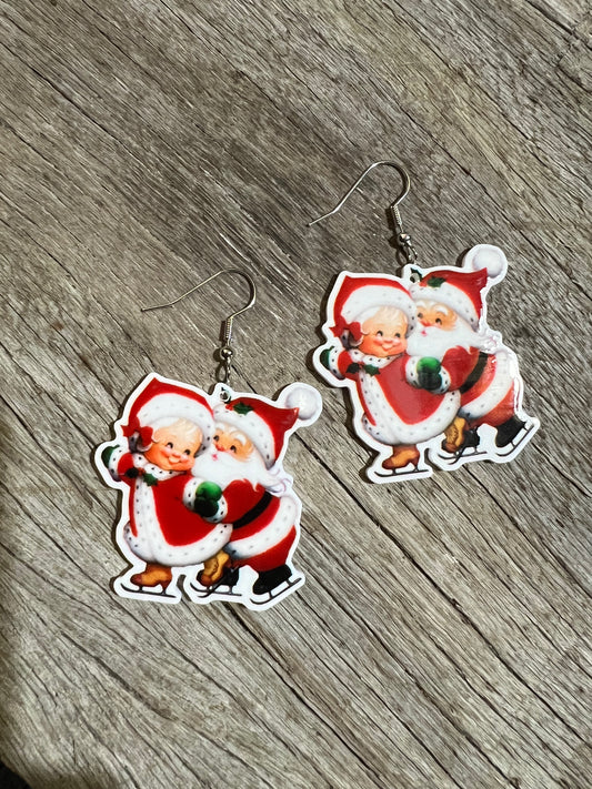 Mr and Mrs Clays Skate Earrings
