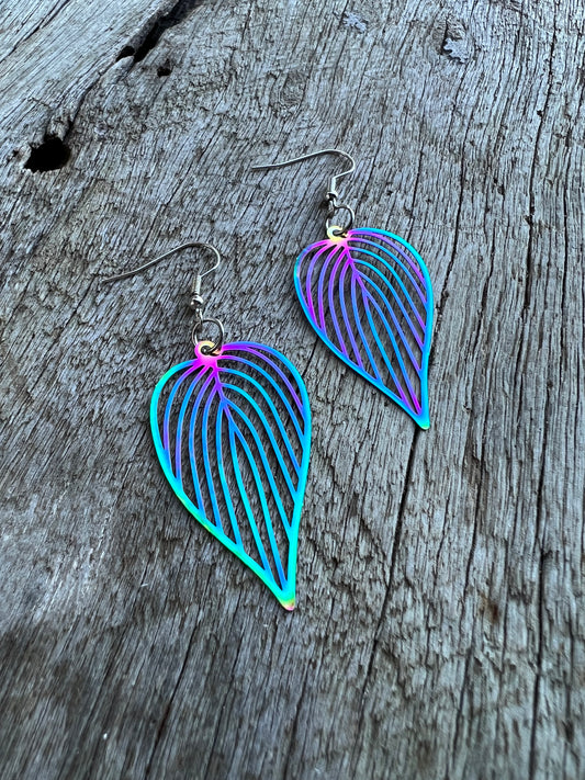 Irridescent Leaf  Filigree