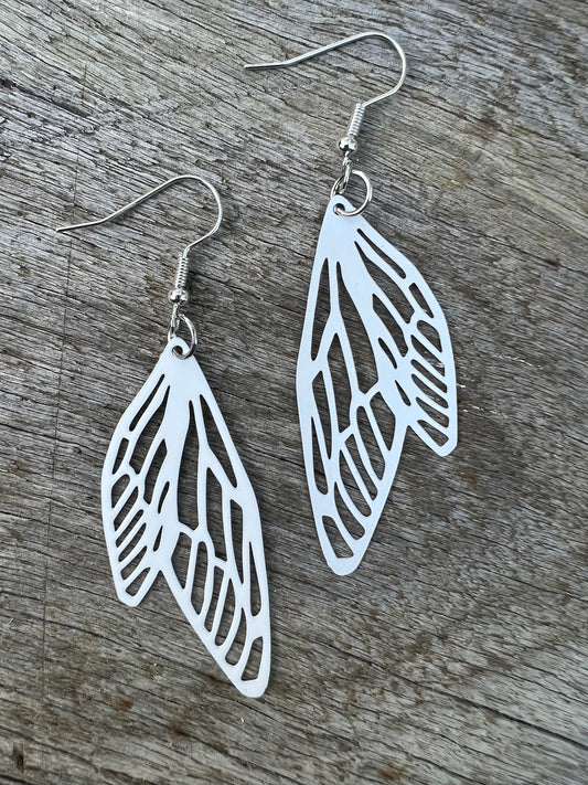 White Adelina Fairy/Angel Wing Filigree