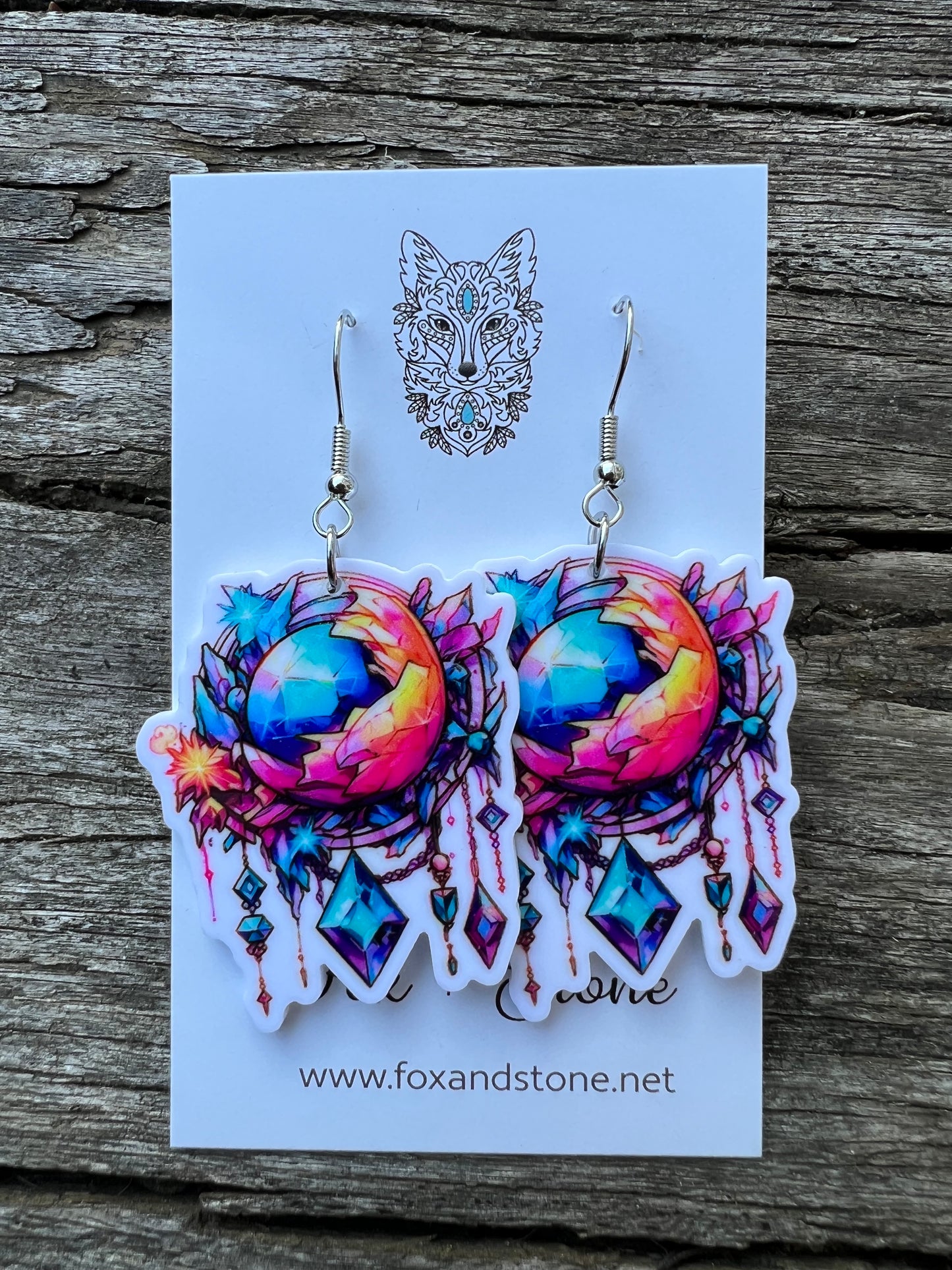 Mystic Vibes Crystal Orb Earrings