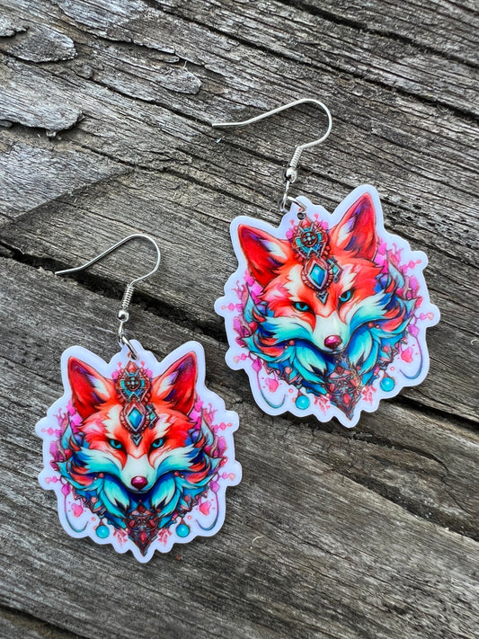 Mystic Vibes Fox Earrings