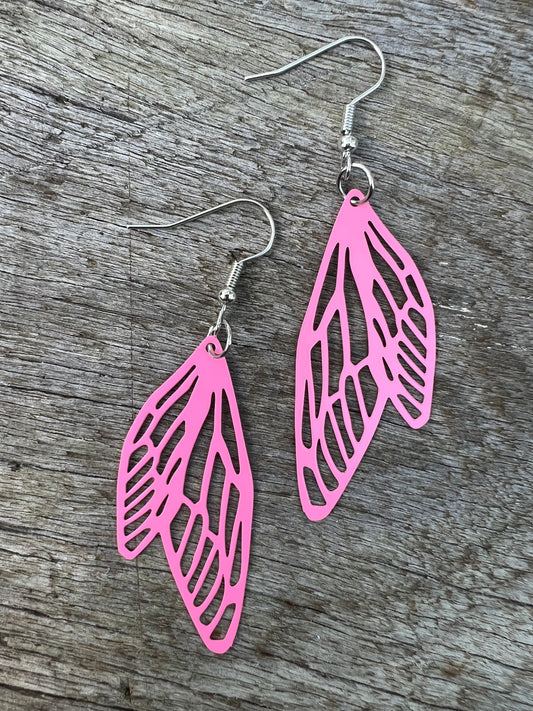 Pink Adelina Fairy/Angel Wing Filigree