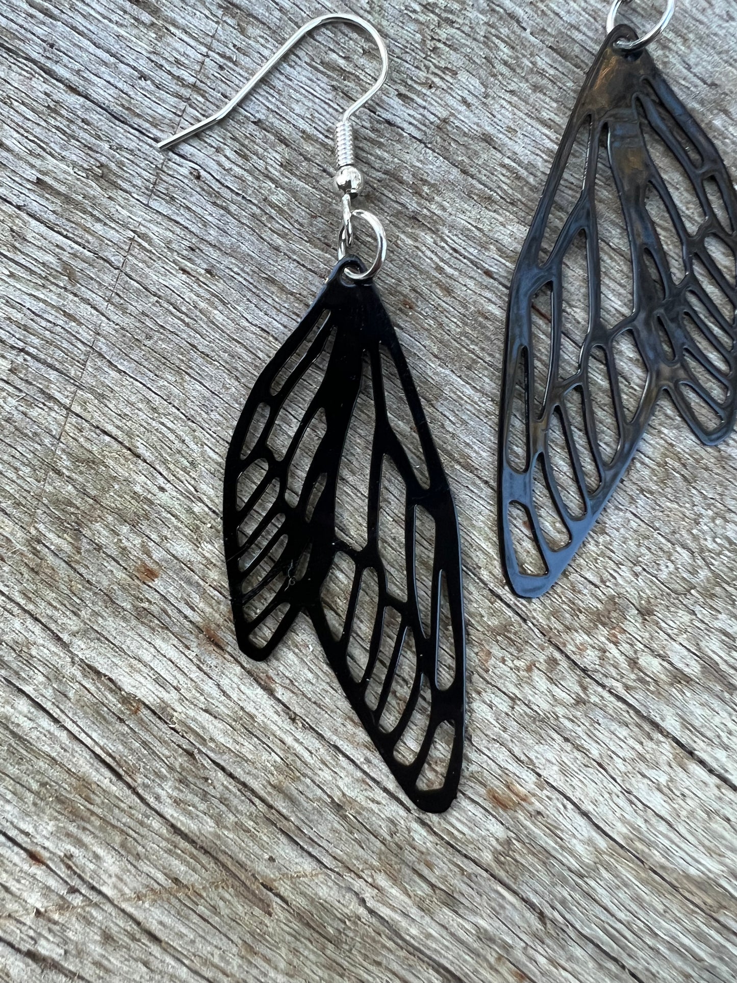 Black Adelina Fairy/Angel Wing Filigree